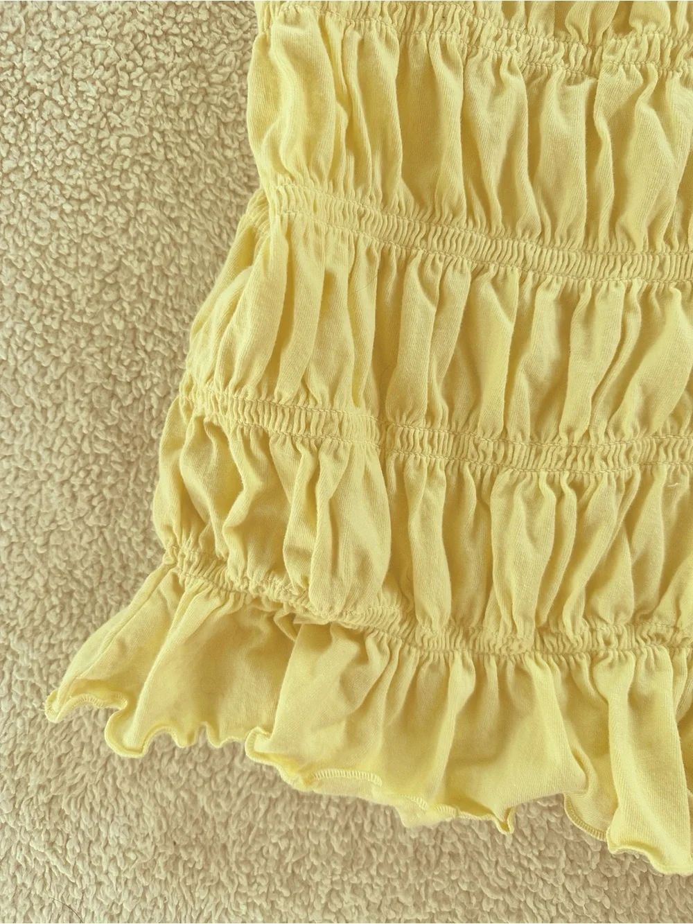GAP Kids Ruffled Yellow Too